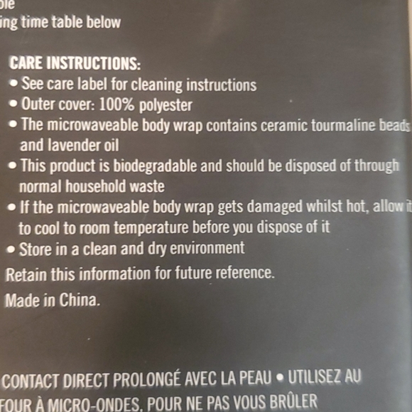 Microwaveable Body Wrap - Picture 5 of 9